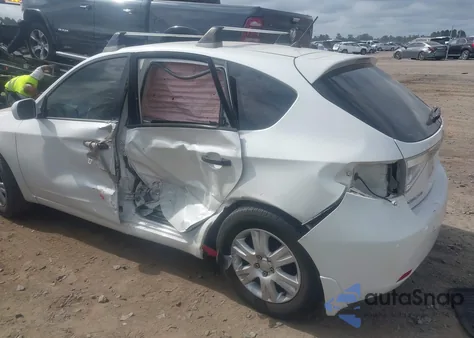 2008 Subaru Impreza 2.5I from USA, damaged, VIN JF1GH61658H819344